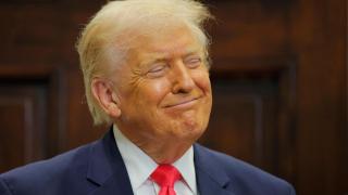 Donald Trump durante una rueda de prensa.