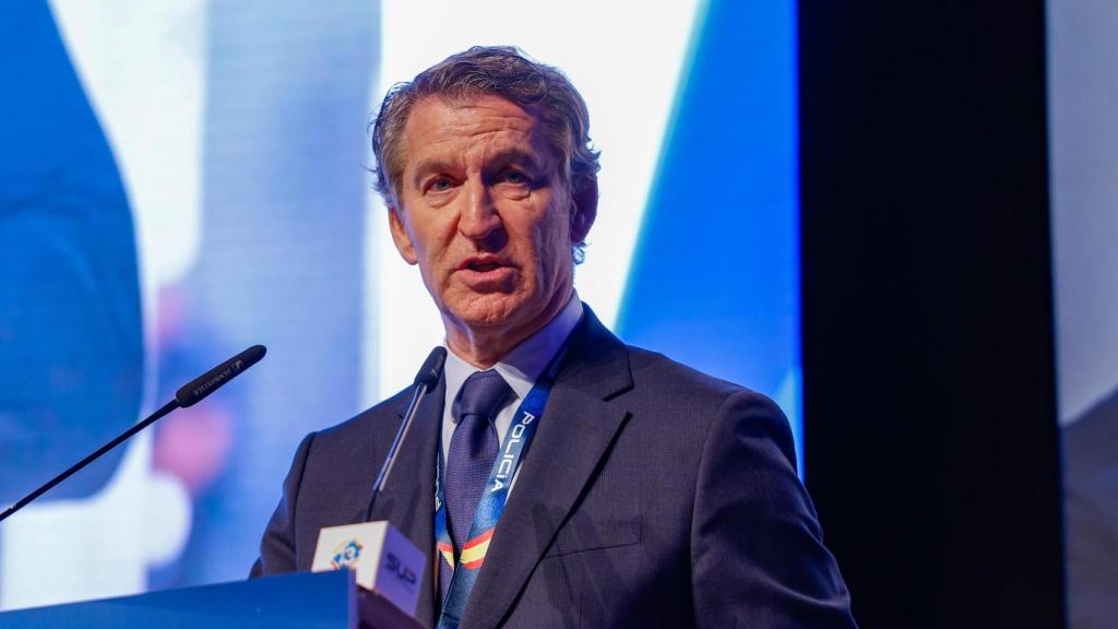 Alberto Núñez Feijóo ha participado en el Congreso Nacional del Sindicato Unificado de Policía celebrado en Toledo.