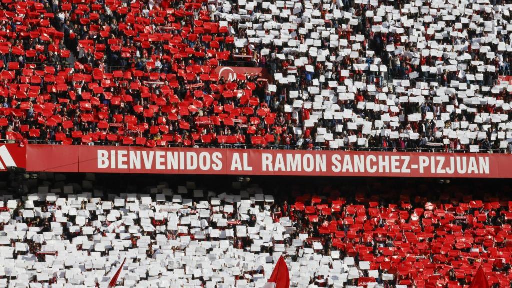Imagen del Ramón Sánchez-Pijzuán durante el derbi.