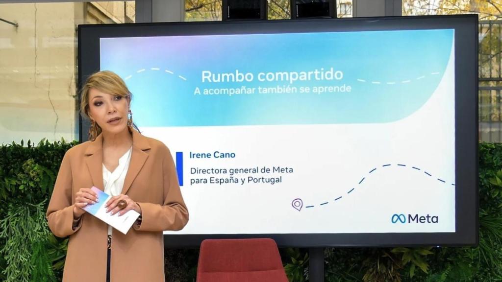Irene Cano, directora general de Meta para España y Portugal.