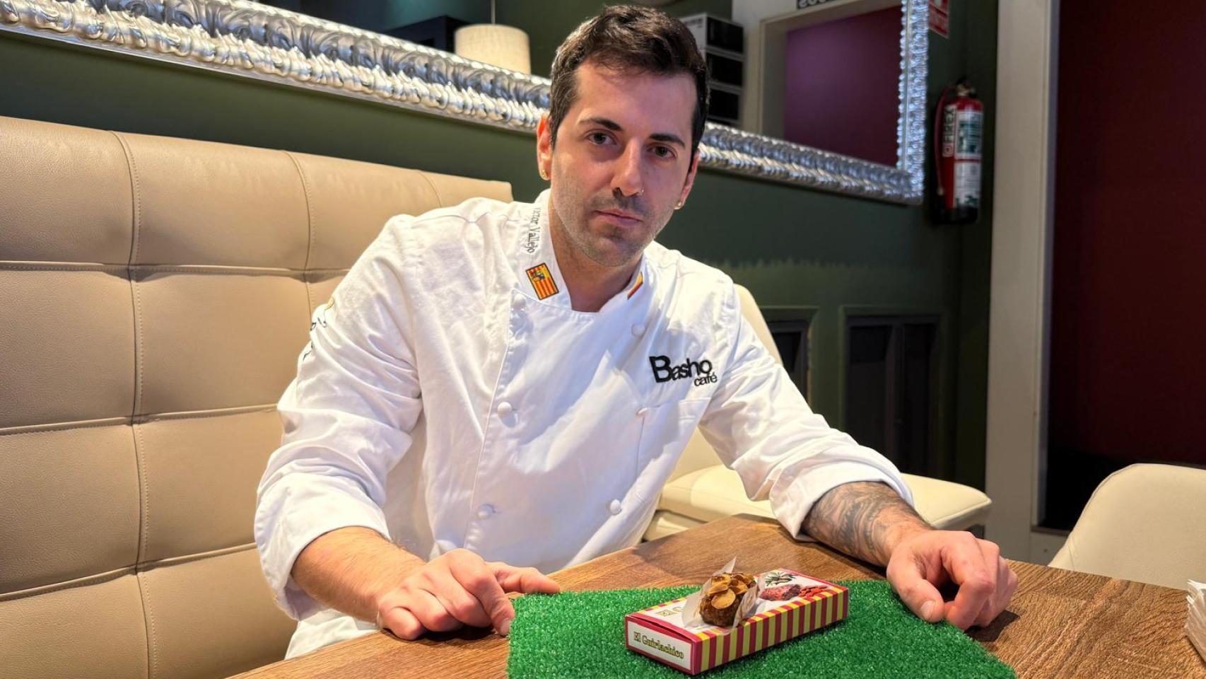 Víctor Vallejo, cocinero de Basho.