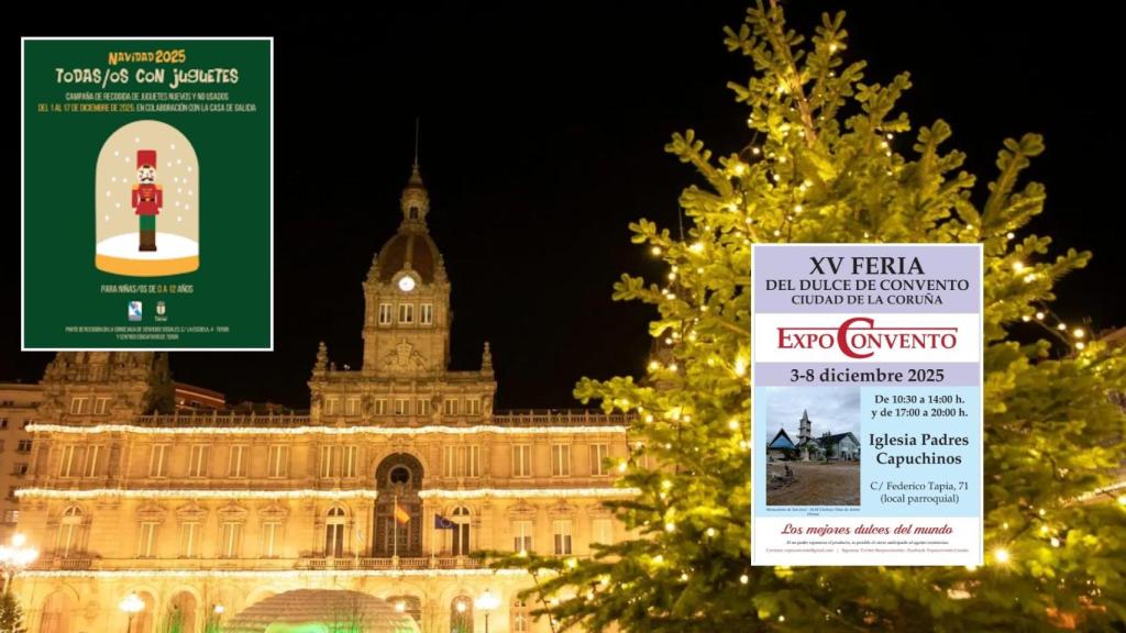 Qué hacer en A Coruña por la Navidad 2025 hoy, jueves 4 de diciembre