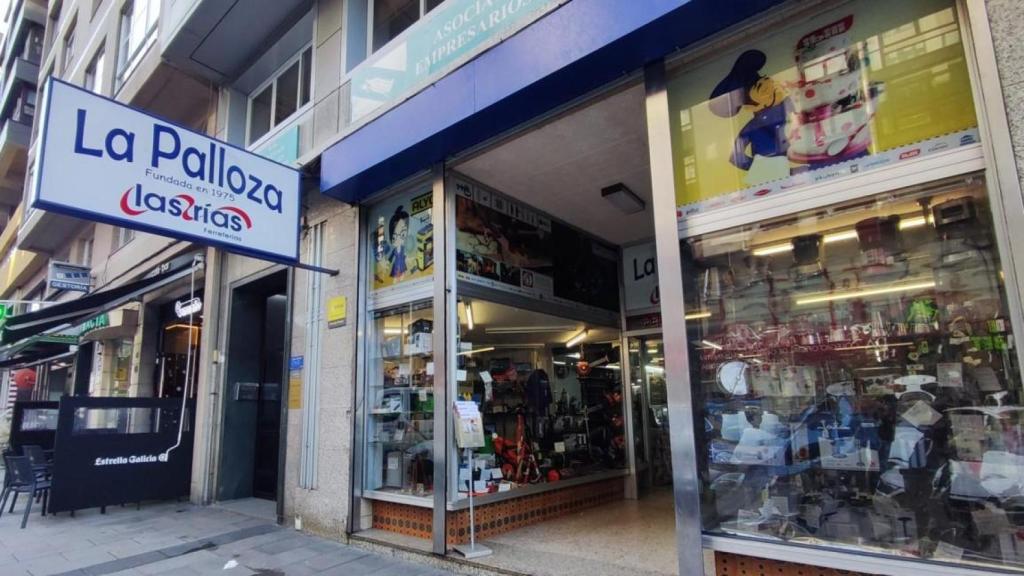 El bajo de La Palloza en la calle Concepción Arenal de A Coruña.