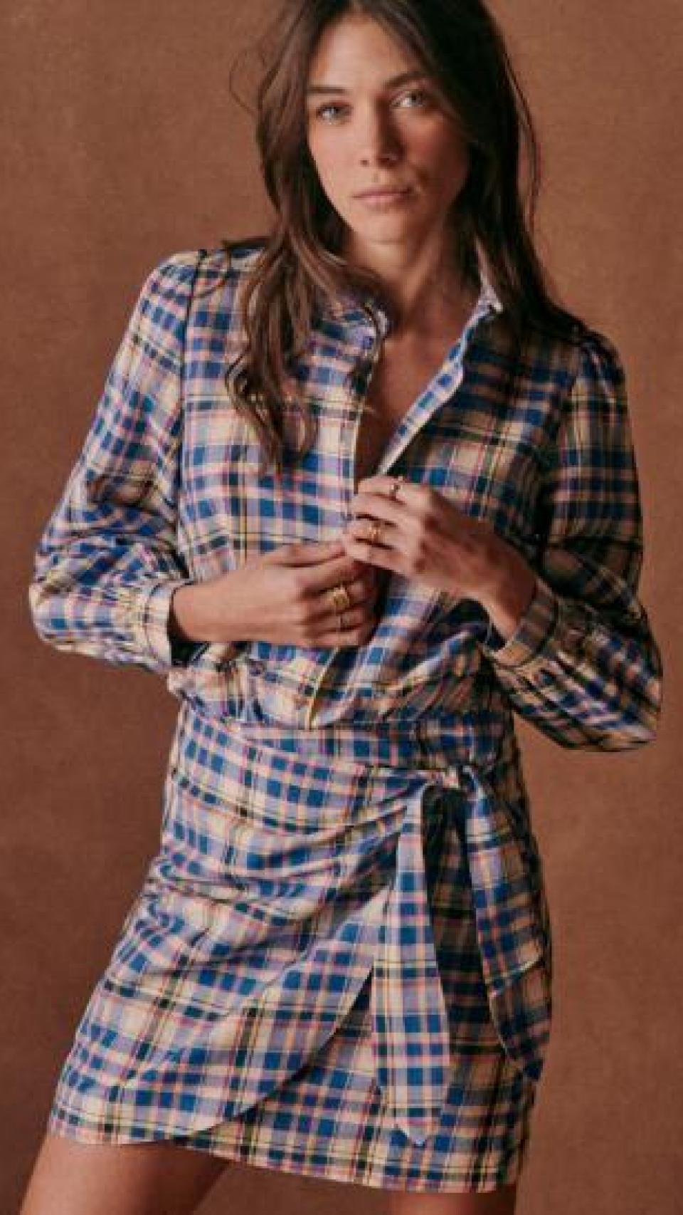 Vestido de rayas Sézane.