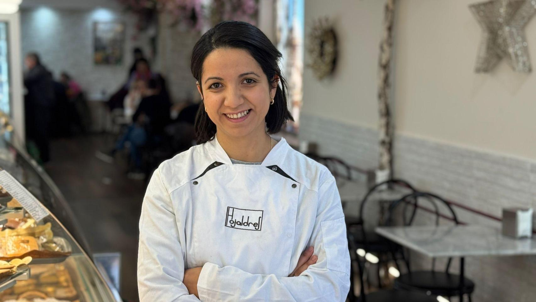 Hiba, propietaria de Hojaldres.