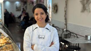 Hiba, propietaria de Hojaldres.