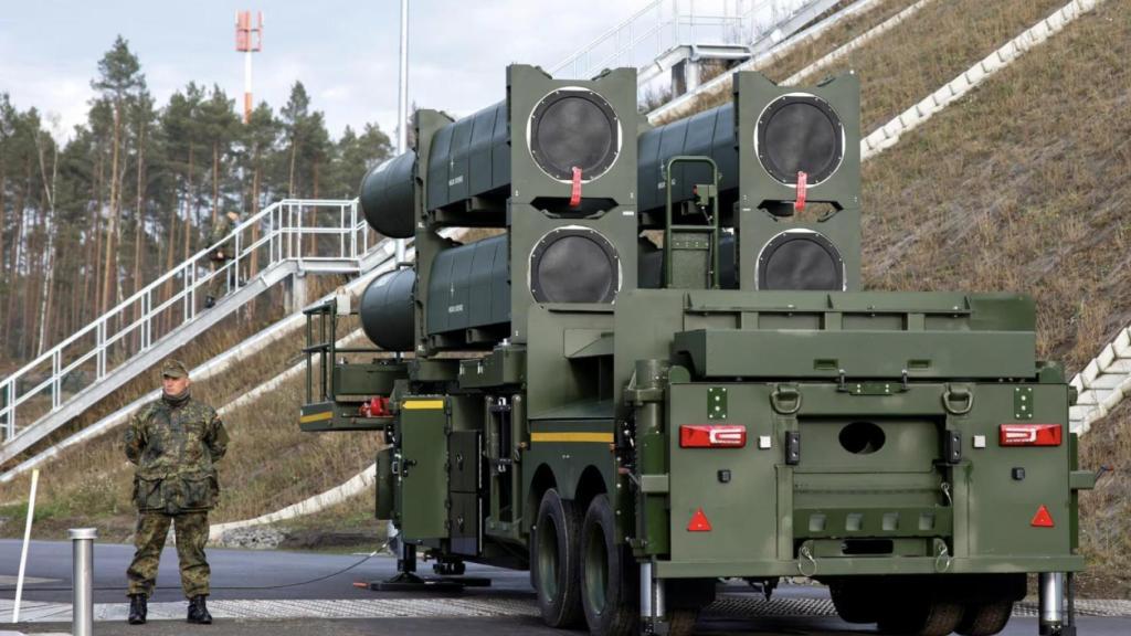 La Fuerza Aérea Alemana presenta la capacidad inicial del Sistema de Armas Arrow para Alemania en Schoenewalde,