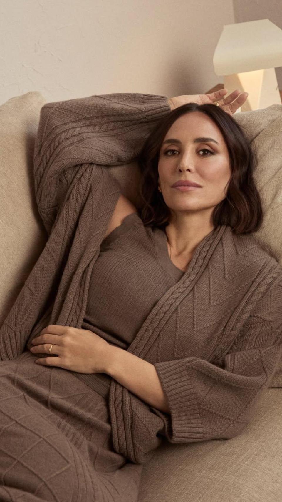 Tamara Falcó, en una imagen de sus redes sociales, con ropa de Falconeri.