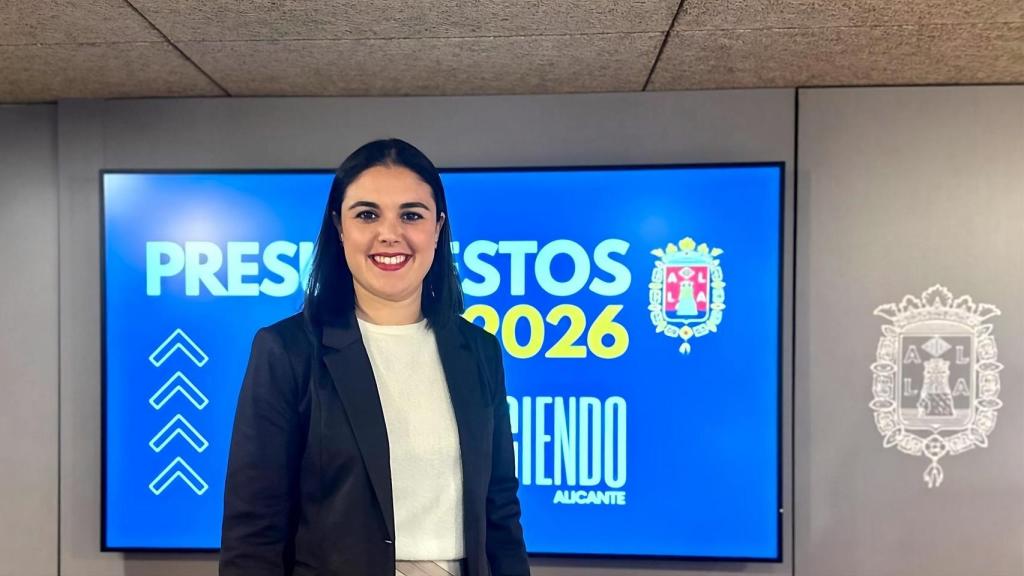 La concejala de Hacienda Nayma Beldjilali este miércoles tras presentar los presupuestos.