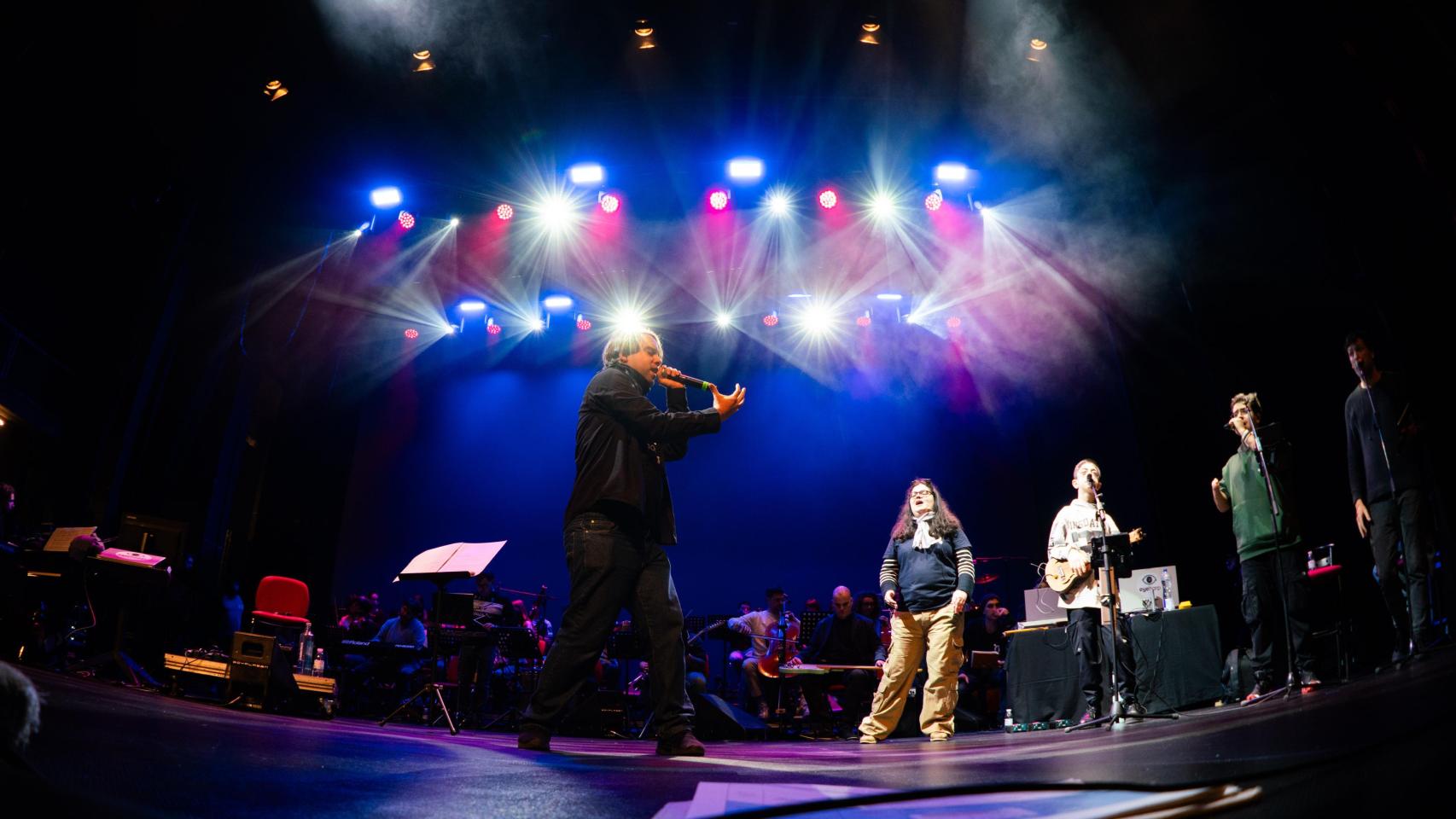 Ensayo del espectáculo SuperArte en Vigo