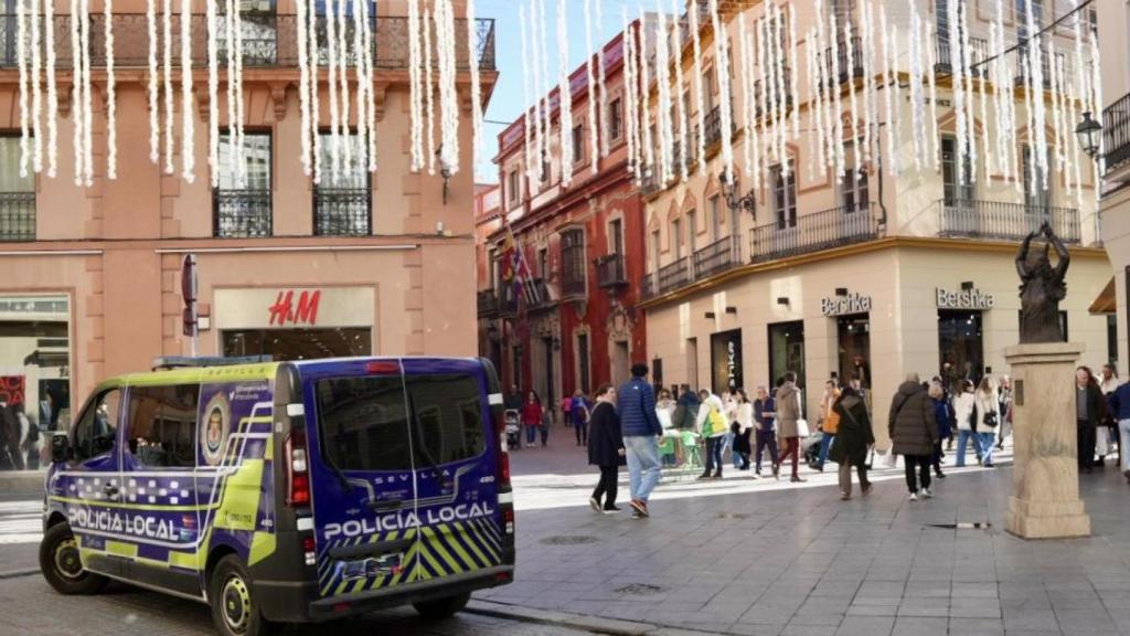 Imagen de un furgón de la Policía Local.
