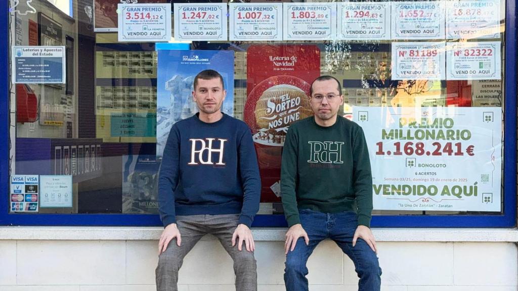 Marcos y Andrés frente a La Uno de Zaratán