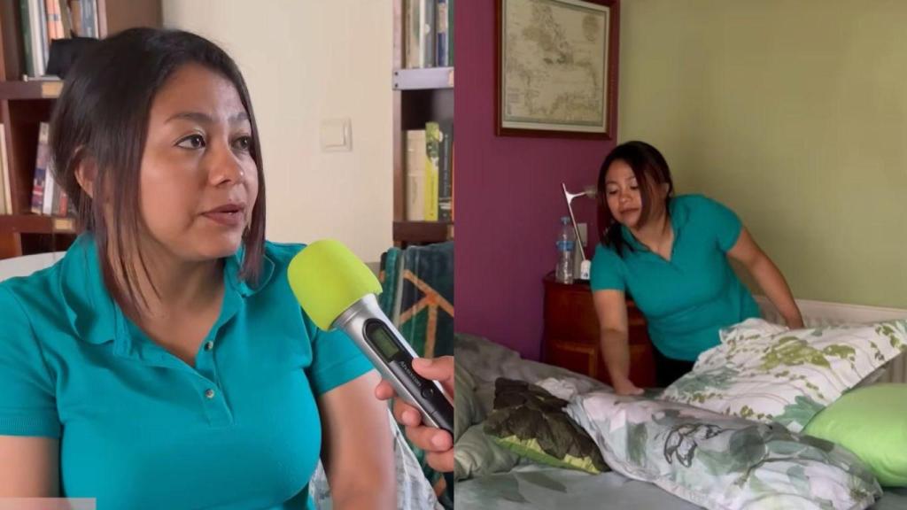 Melissa, limpiadora hondureña en España.