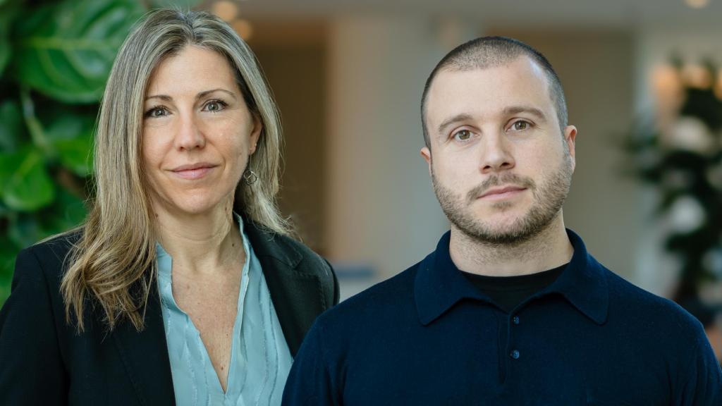 Ariadna Font y Carlos Muñoz, fundadores de Alinia AI.
