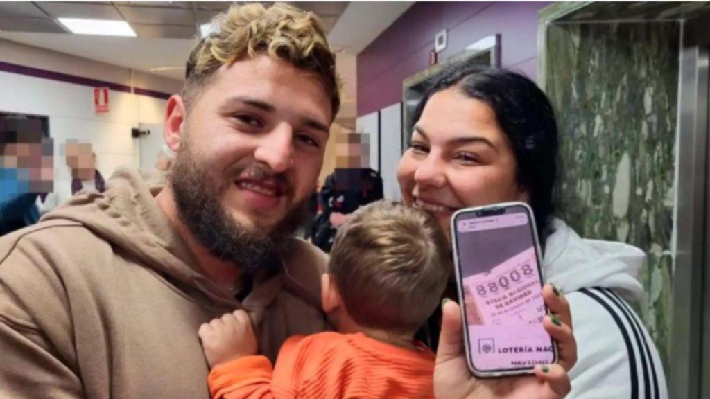 Mercedes Jiménez y José Antonio Reyes, ganadores del Gordo de Navidad en el 2023.