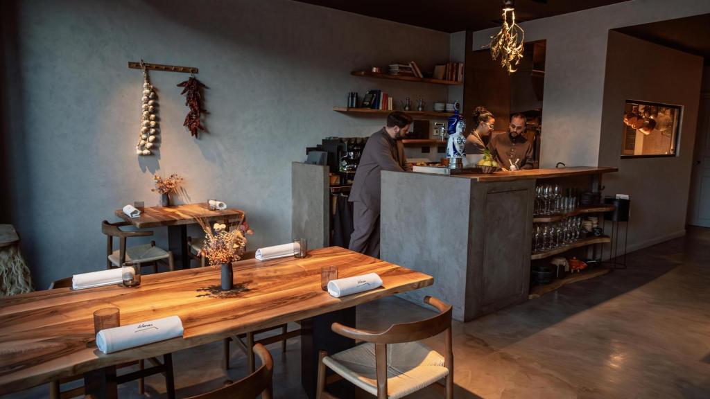 El interior del restaurante Islares, en Bilbao.