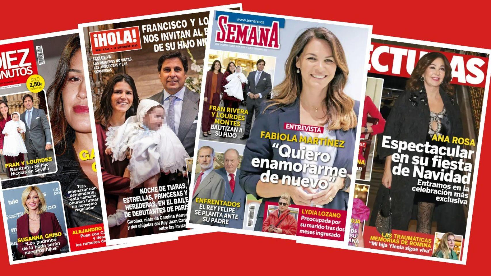 Portadas de revistas.