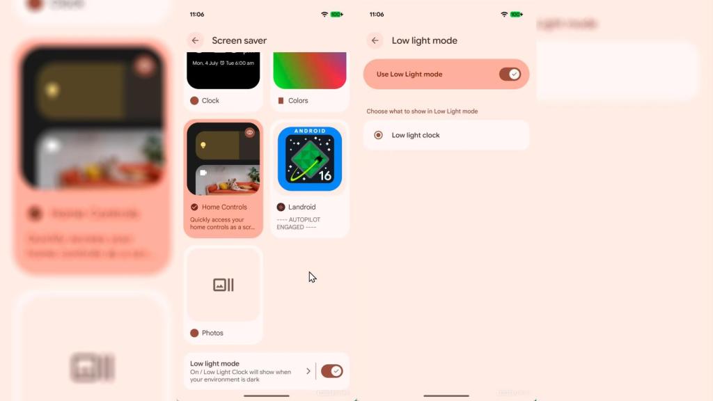 El nuevo modo de poca luz