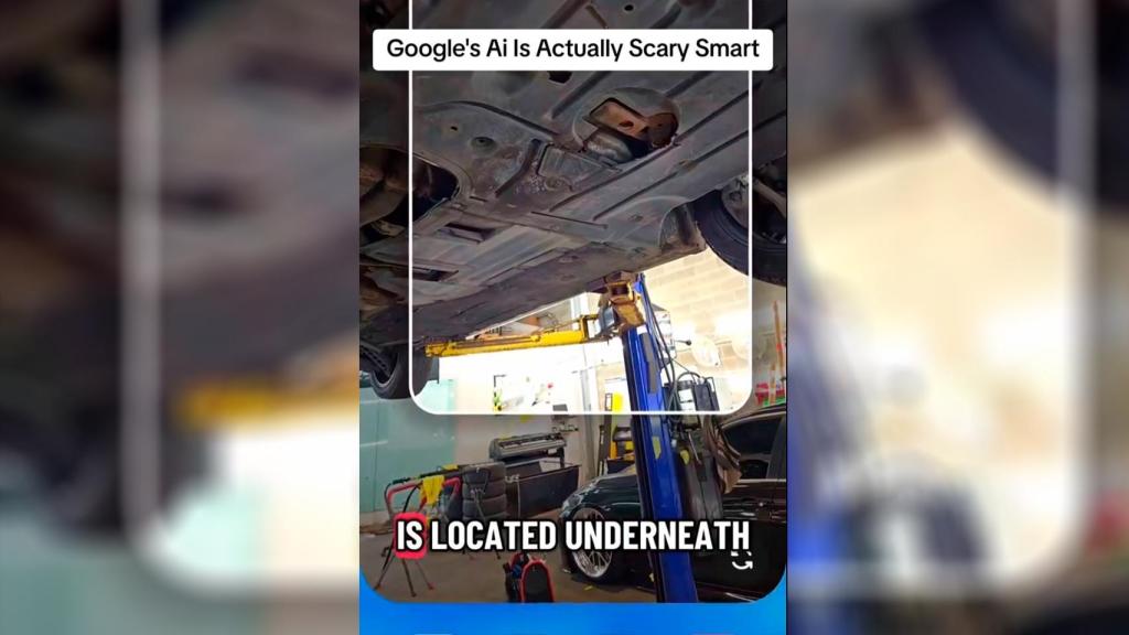 Gemini Live ayuda a ubicar el tapón de vaciado