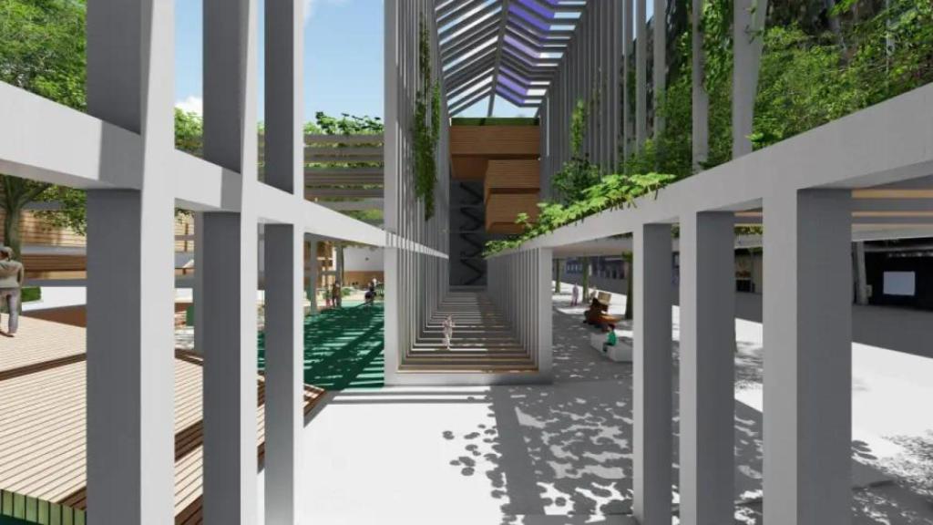 Render del proyecto 'El huerto de Antonio'.