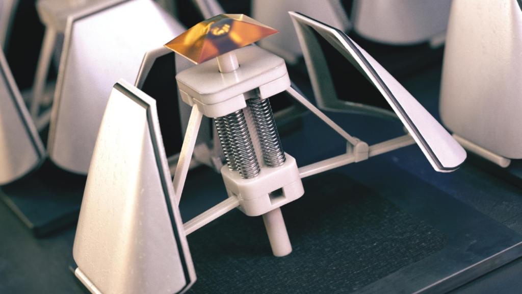 Prototipo del dispositivo inteligente en 3D