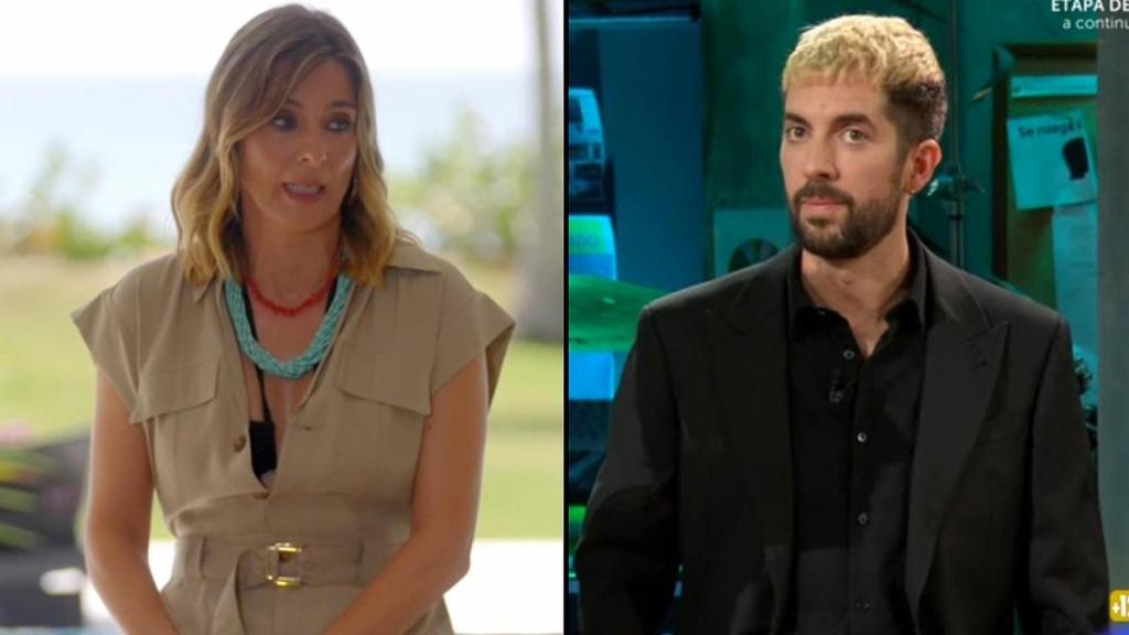 Sandra Barneda y David Broncano, en un fotomontaje de BLUPER.