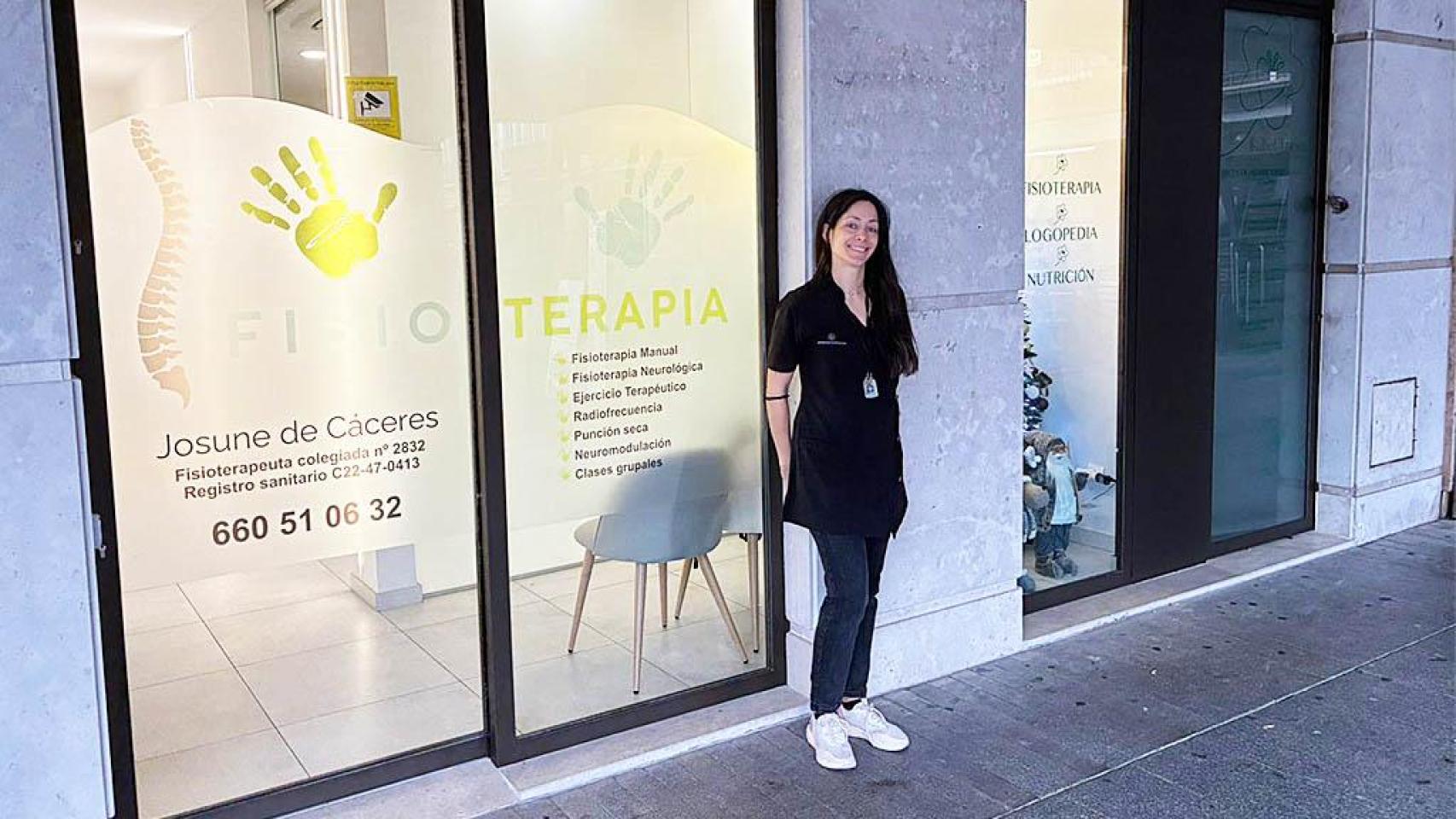 Josune en su Clínica de Medina del Campo