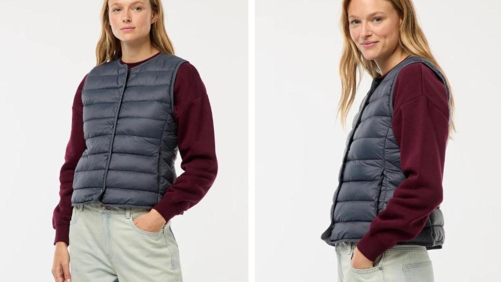 Anorak ligero acolchado.