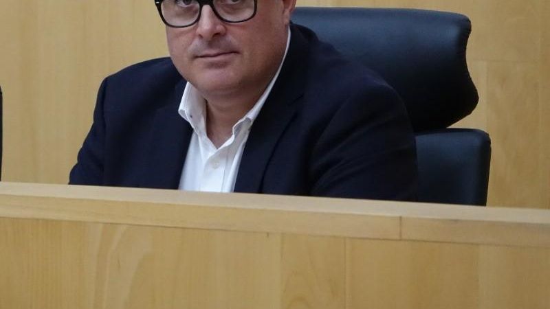 Antonio Navarro en la Diputación de Málaga.