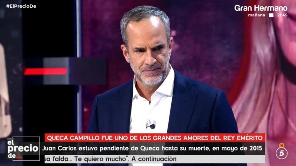 Santi Acosta, presentador de 'El precio de la corona'.