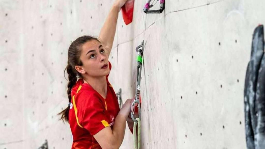 La escaladora vallisoletana Iziar Martínez
