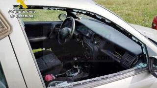 Imagen de uno de los coches en el que robó.