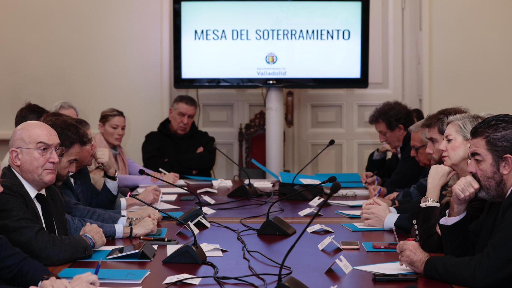 Imagen de la Mesa Municipal del Soterramiento en Valladolid