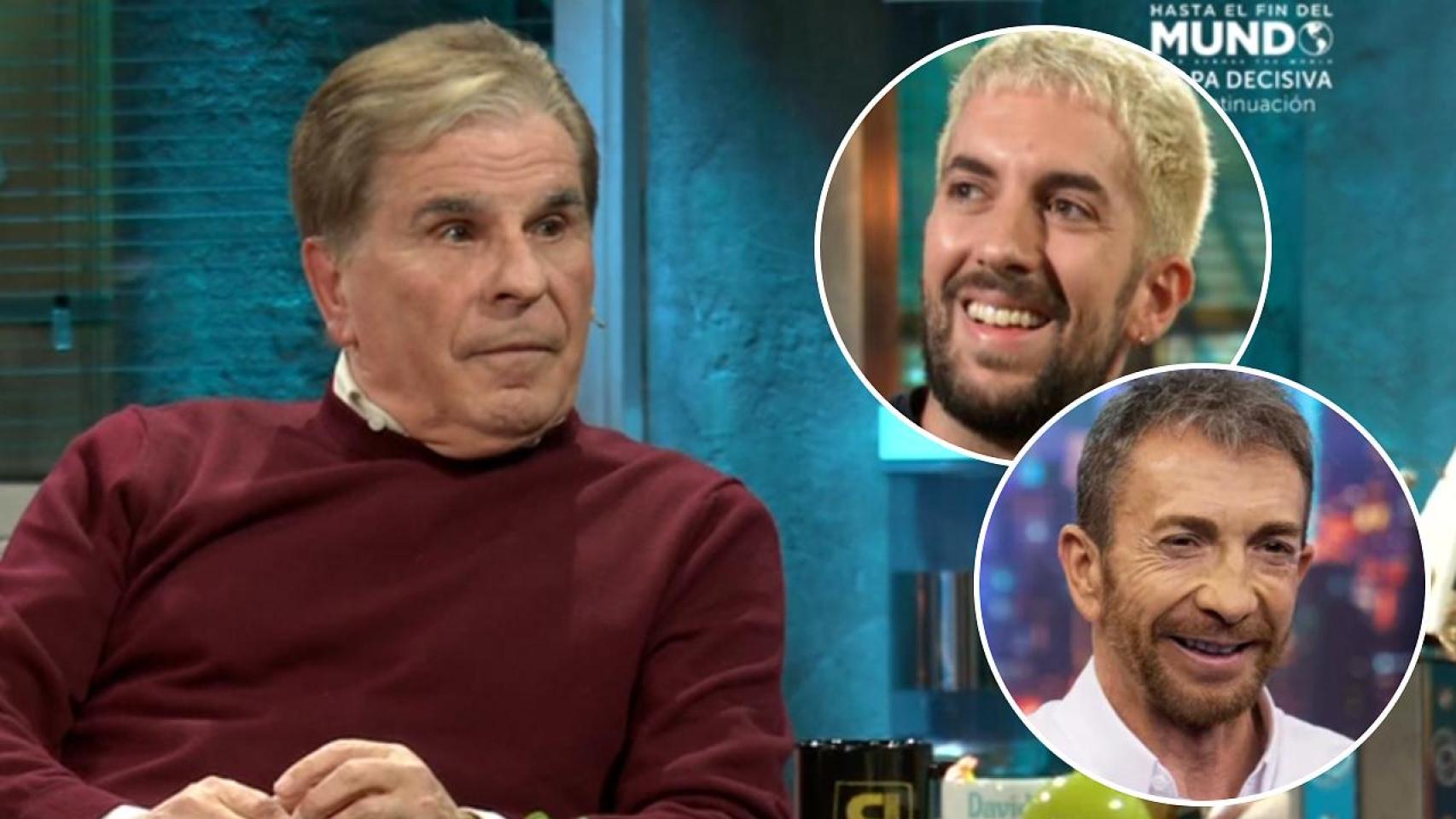 Pedro Ruiz, David Broncano y Pablo Motos, en un fotomontaje de BLUPER.