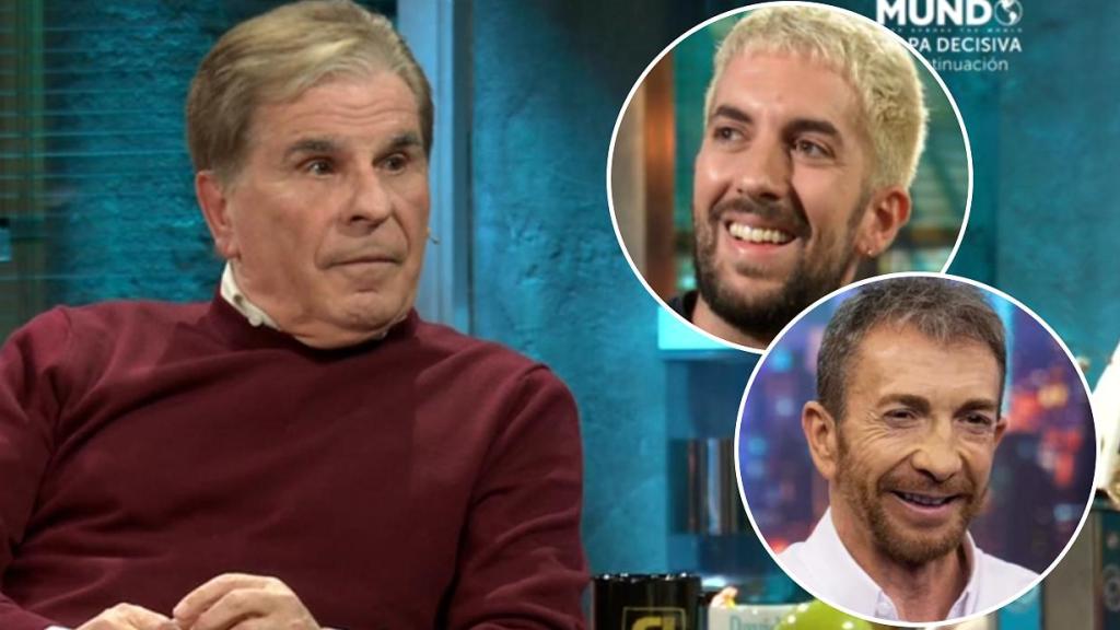 Pedro Ruiz, David Broncano y Pablo Motos, en un fotomontaje de BLUPER.