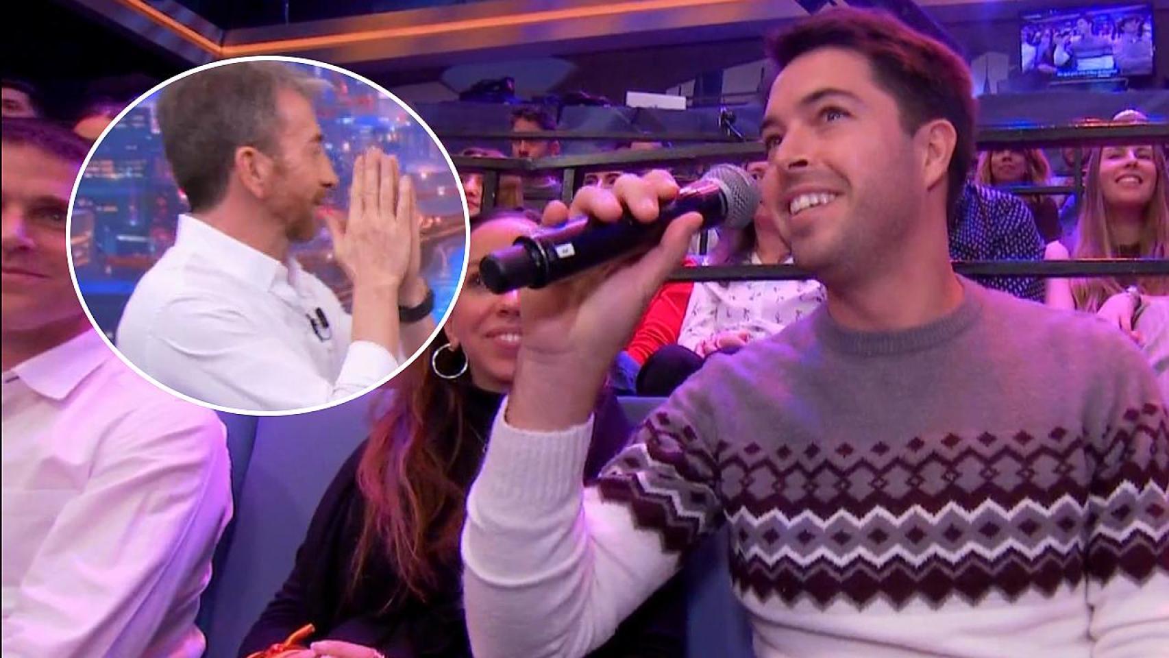 Pablo Motos, sin palabras ante el fallo de un asistente a 'El Hormiguero'.