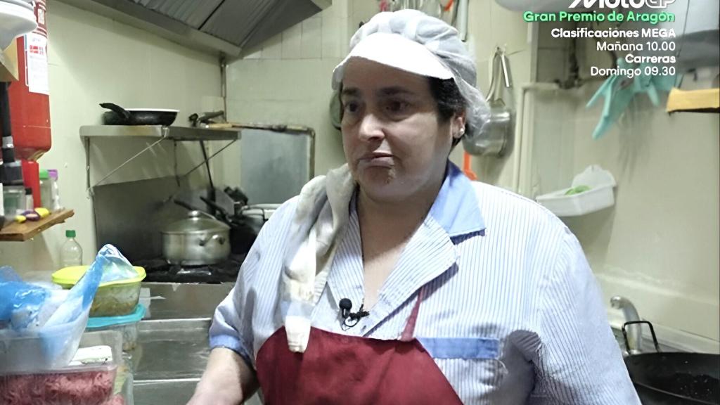 María, dueña de un bar, en el reportaje de La Sexta.