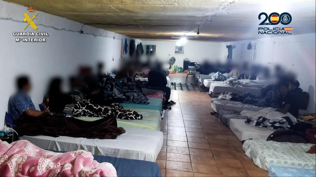 Imagen de la operación de Guardia Civil y Policía Nacional.