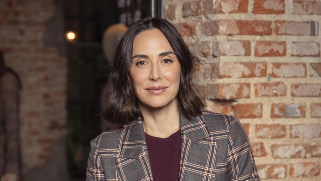 Tamara Falcó con un conjunto de su firma.