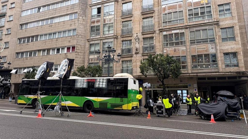 Rodaje de la nueva serie de Antena 3 en Vigo