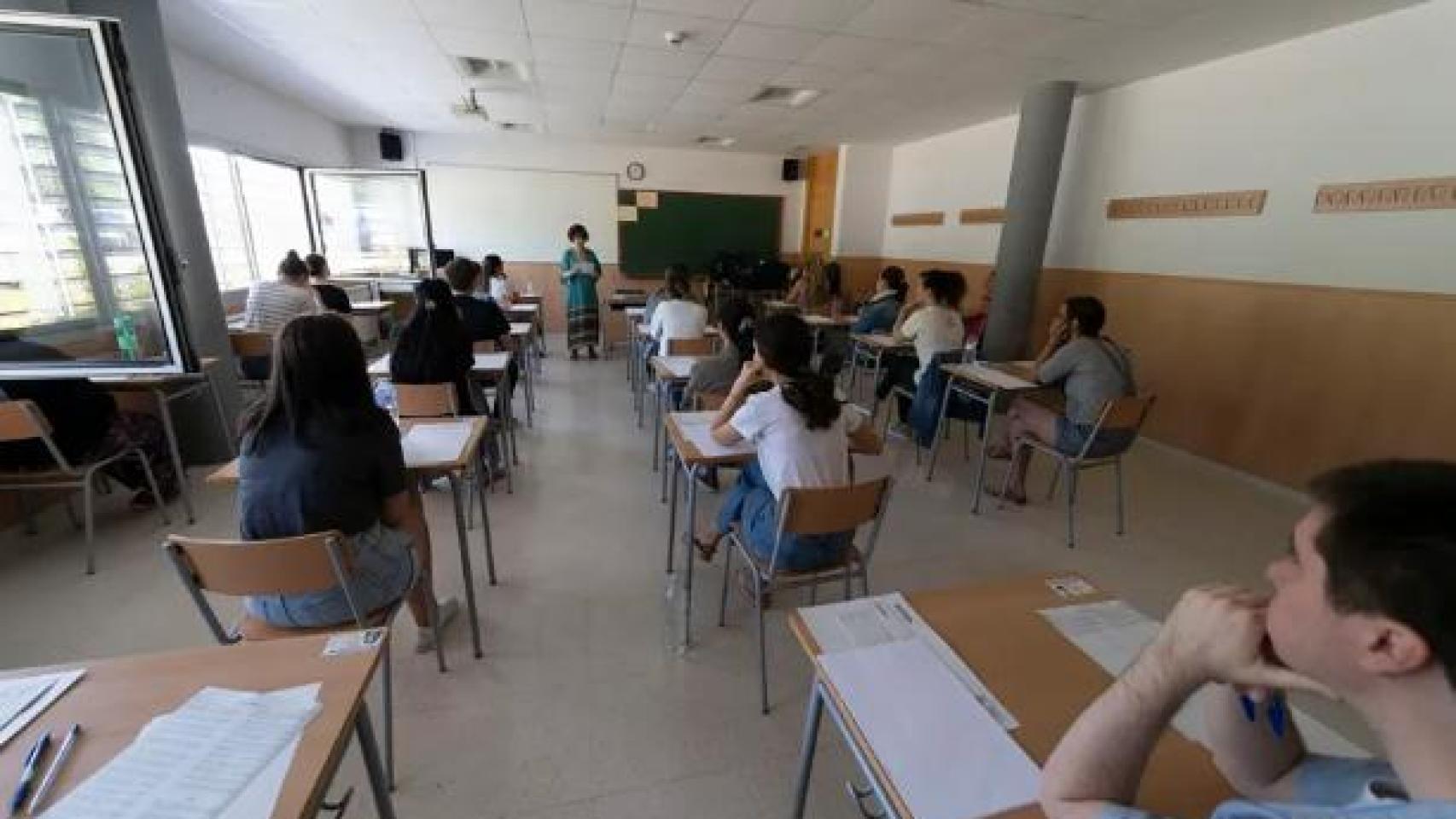 Clase de un instituto.