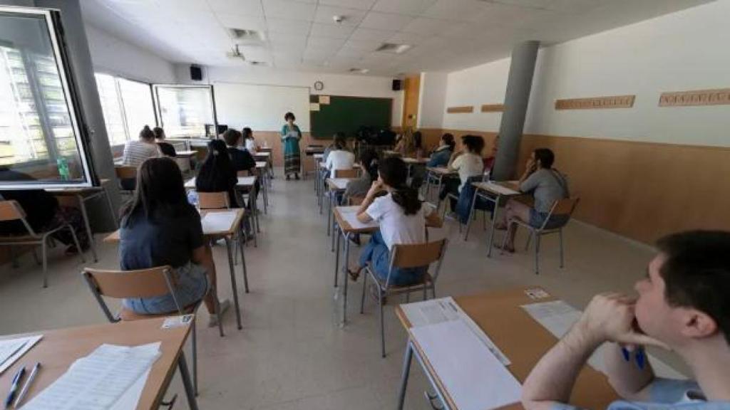 Clase de un instituto