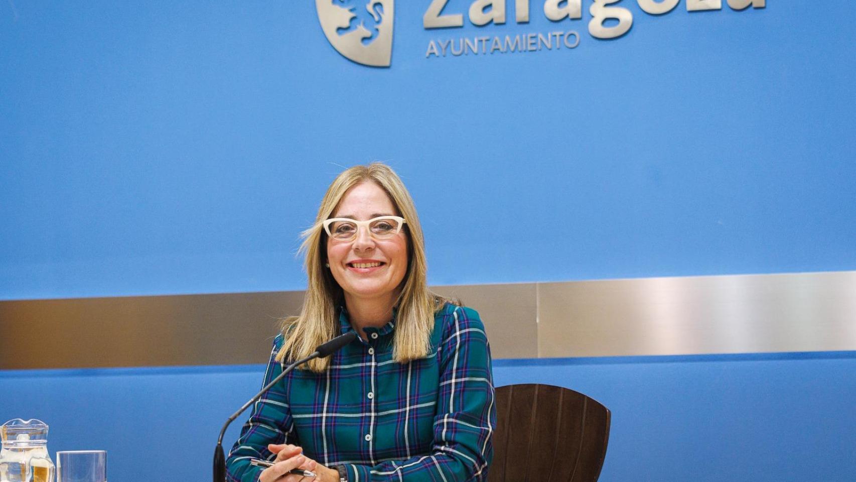 Blanca Solans, concejal de Hacienda en el Ayuntamiento de Zaragoza.