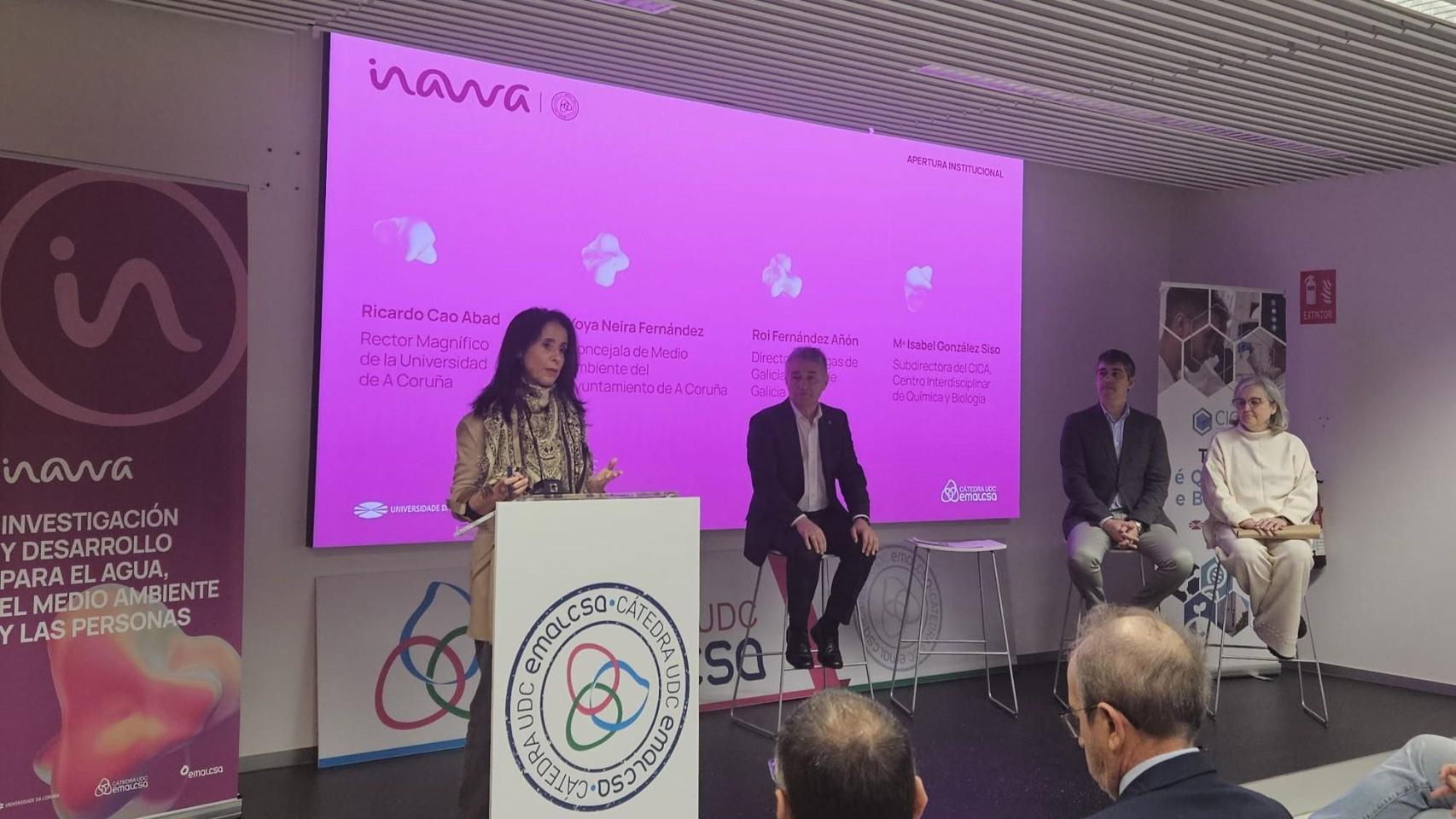 Inauguración de la jornada Inawa en A Coruña.