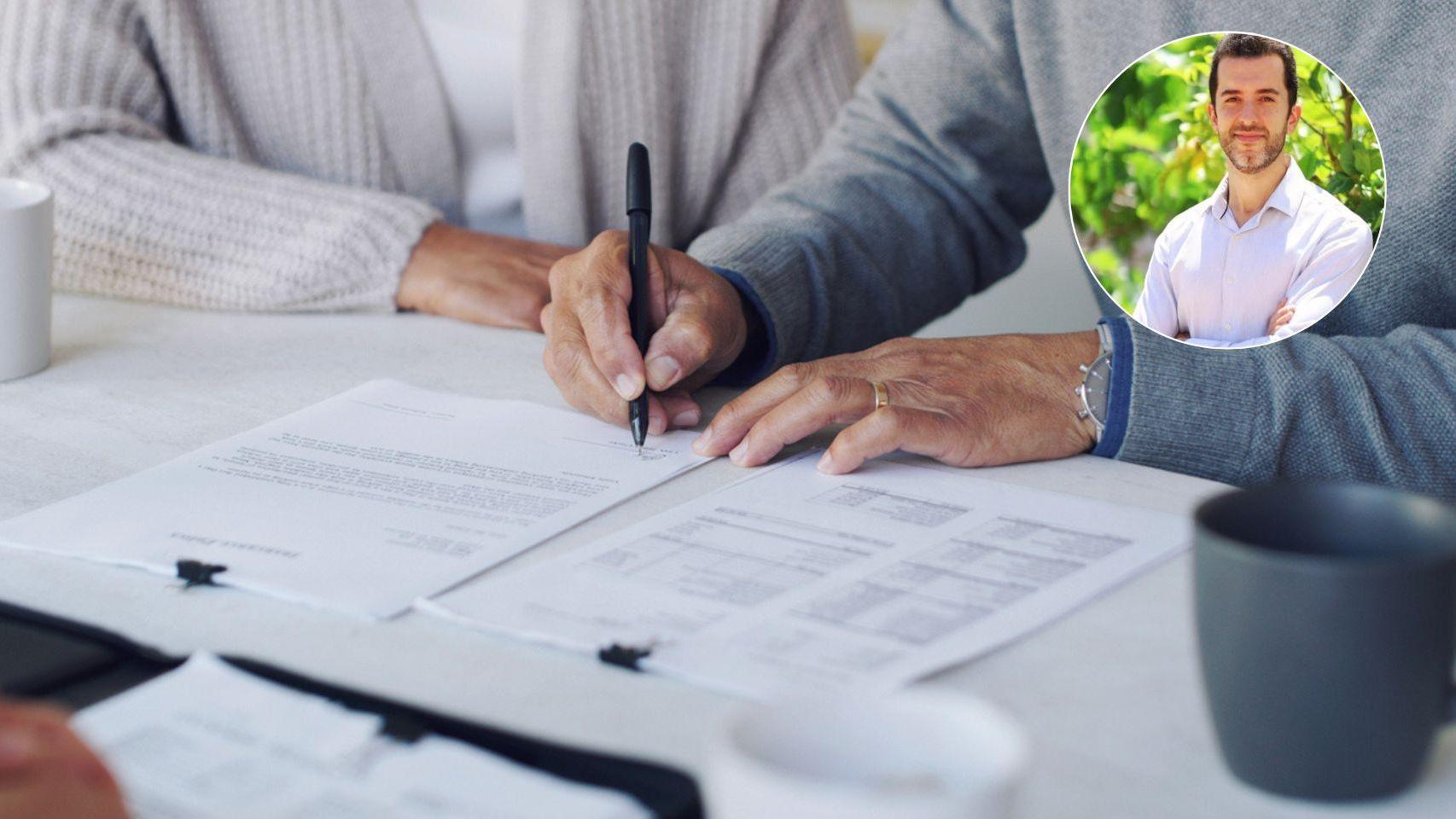 Reparto de una herencia y el abogado Manuel Requena.