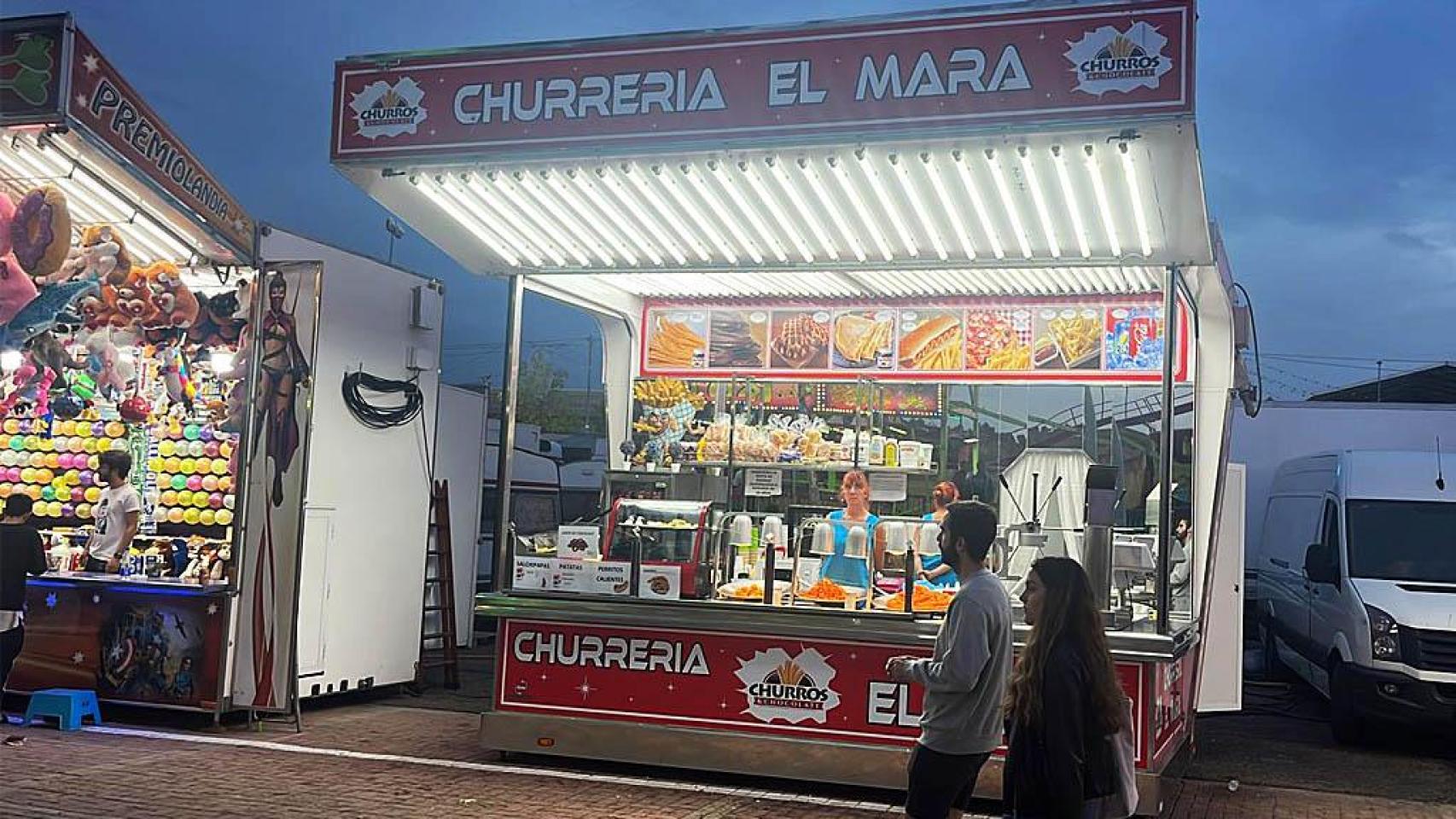 Imagen de la Churrería El Mara en una de las ferias