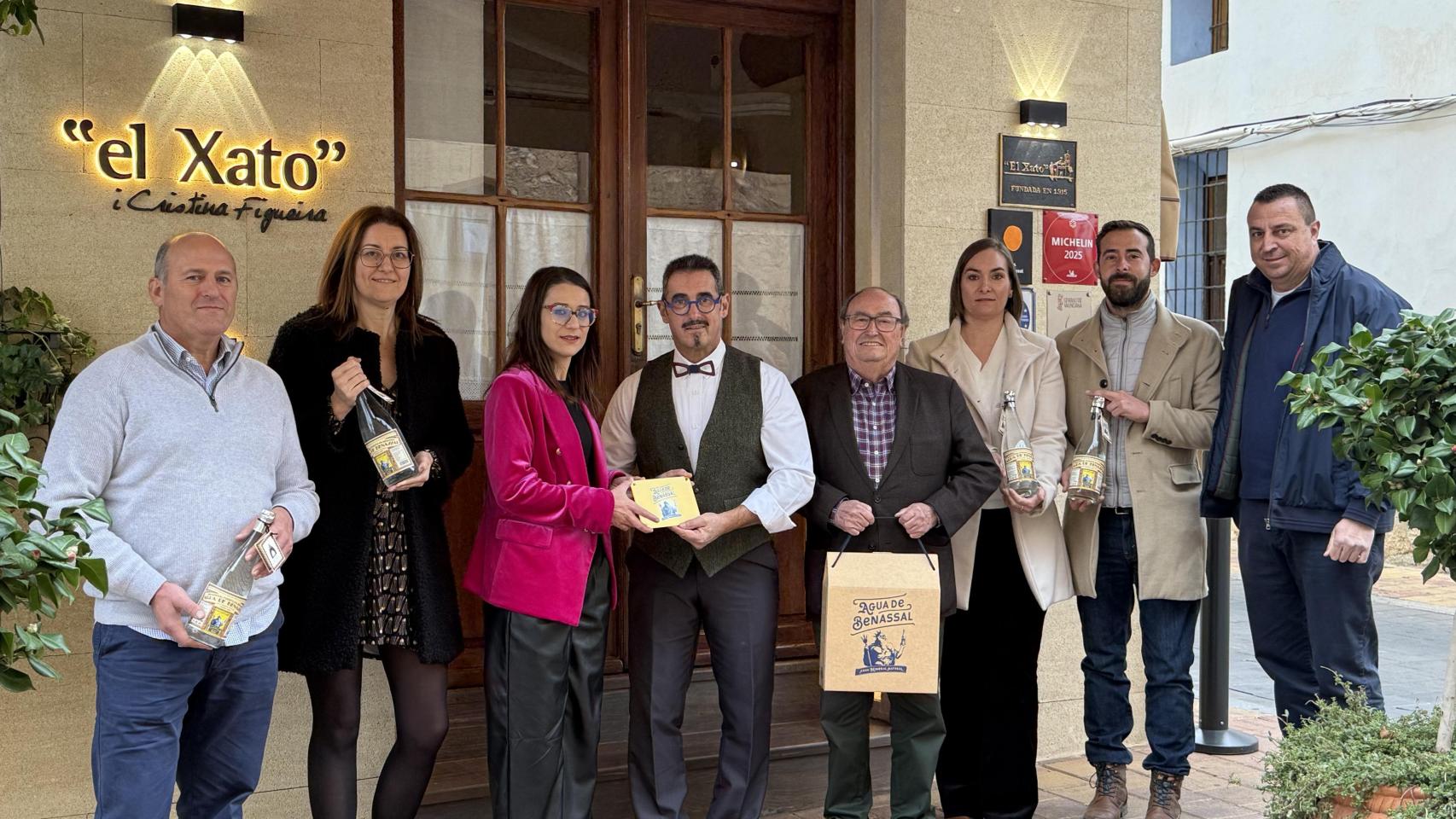 El acto de este jueves en el restaurante El Xato de La Nucia.