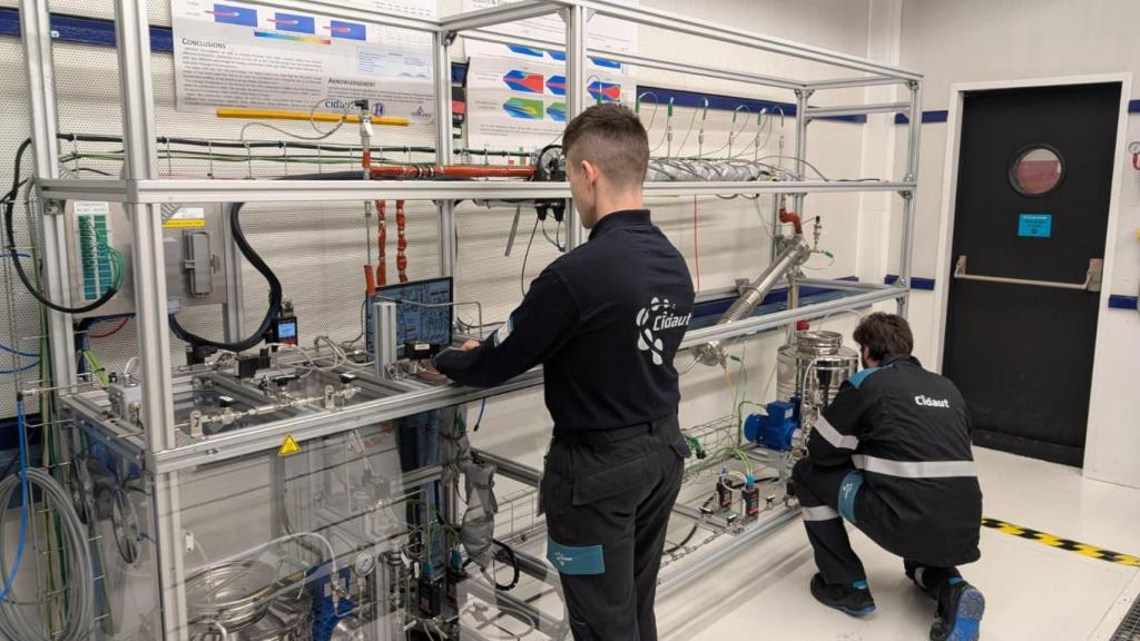 Instalación experimental para la evaluación del proceso de reformado de metanol en Cidaut