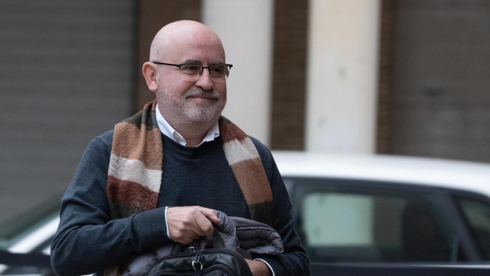 El subdirector de Emergencias, a su llegada a los juzgados de Catarroja este jueves. Jorge Gil / EP