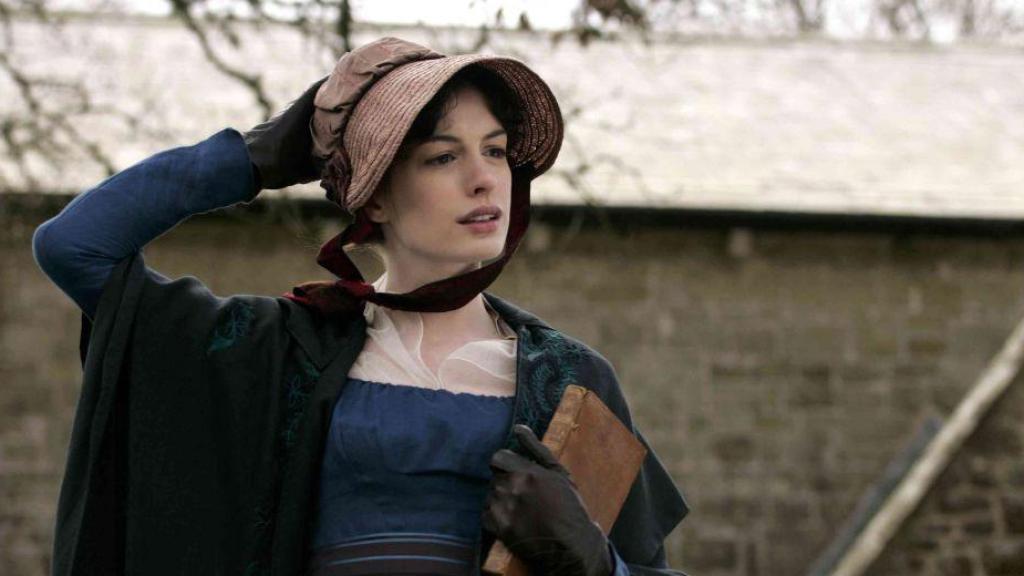 Anne Hathaway da vida a Jane Austen en 'Becoming Jane' (Julian Jarrold, 2007).